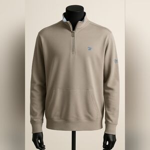 Bald Head Blues 100% Pima Cotton Quarter Zip Pullover Large